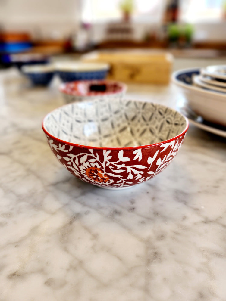 Boho bowl Batik grey 15 cm 