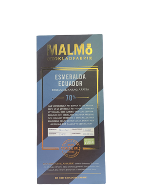 Malmö Chokladfabrik - Esmeralda Ecuador 70% 