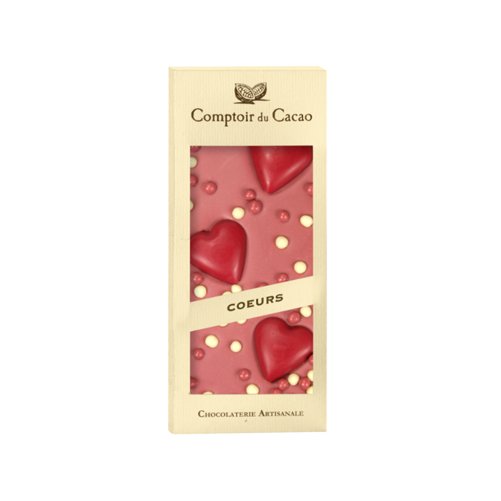 Comptoir du Cacao - Ruby Choklad med Hjärtan