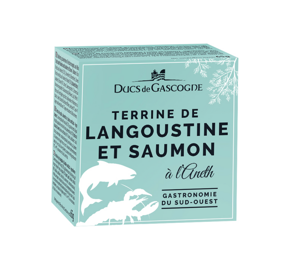 Ducs de Gascogne - Terrin med Havskräfta, Lax och Dill