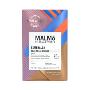 Malmö Chokladfabrik - Esmeralda 70%, Ekologisk