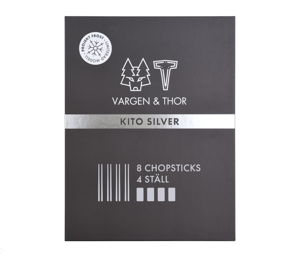 Vargen & Thor - KITO Chopsticks, Silver