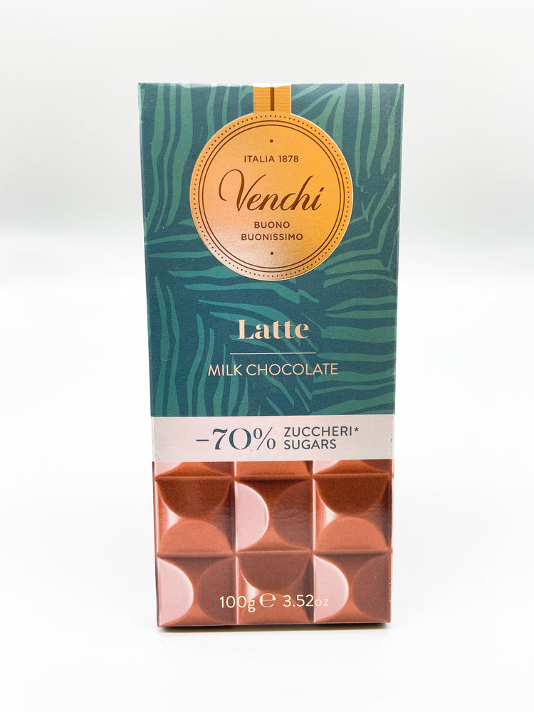 Venchi - Ljus Choklad minus 70% Socker - Saluhall.se