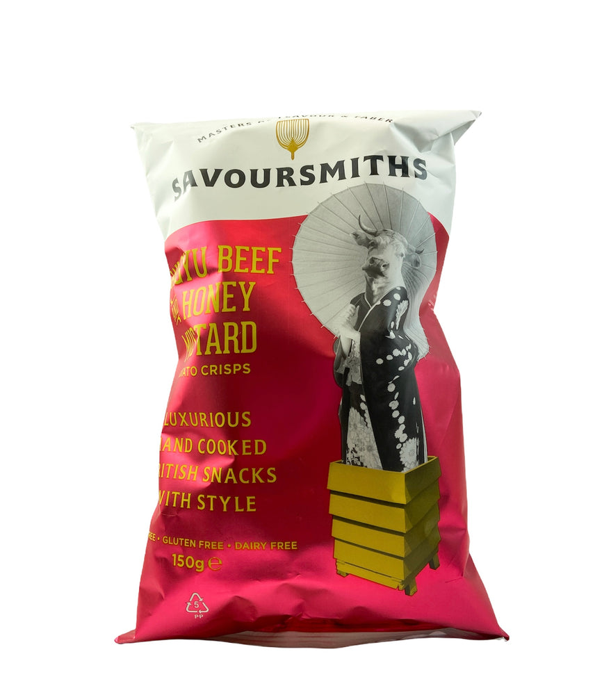 Savoursmiths Chips - Wagyu, Honey & Mustard - Saluhall.se