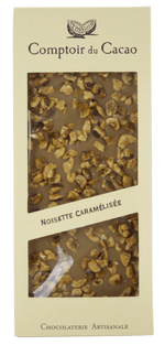 Comptoir du Cacao Blond Choklad med karamelliserade hasselnötter - Saluhall.se